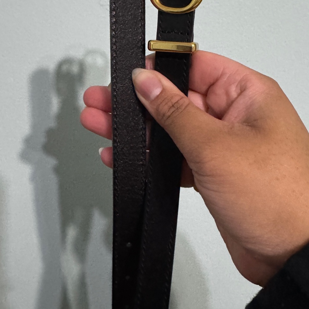 Brand New Aritzia Skinny Belt Gold